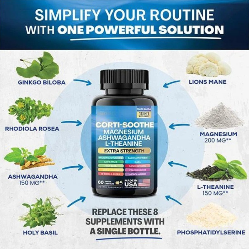 Magic Trio – The Ultimate Mommy Makeover Supplement with Corti-Soothe™, Myo-Inositol & Collagen